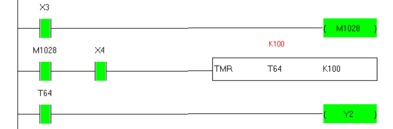 Delta PLC 10 ms timer